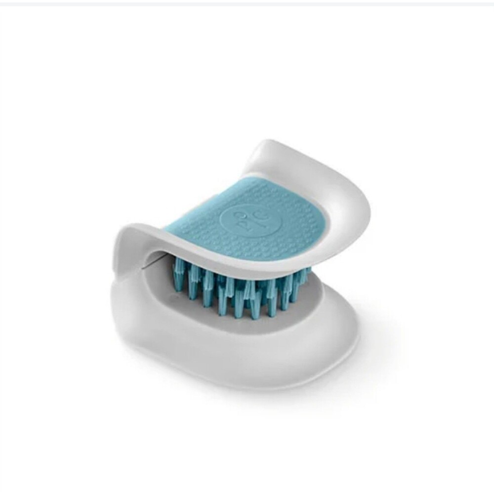 Pampered Chef Knife & Utensil Scrubber Dual Sided Brush Kitchen Cleaner Tool - Picture 3 of 6